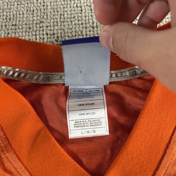 Vintage Cleveland Brown Kellen Winslow Jersey Men’s Large Reebok NFL Orange Y2K - Picture 10 of 12